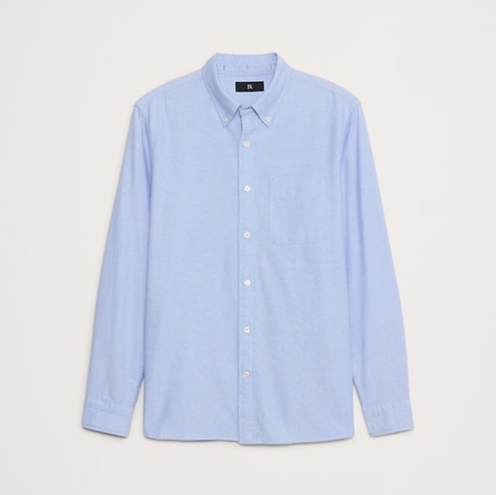 Banana Republic Oxford Standard Fit Button Down Shirt